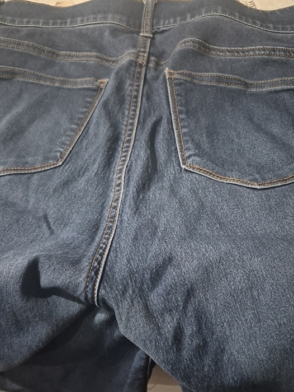 Stitches Women's Relaxed Denim Shorts in Dark Blue